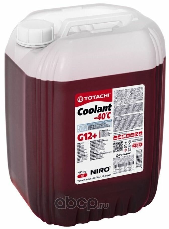 Totachi niro coolant red -40c g12+ (10l)_антифриз! готовый красный\ Totachi 43110