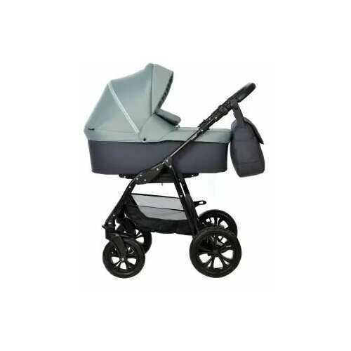 фото Коляска charlotte sity 2в1 (indigo) (cs 02 (т.серый+шалфей)) сн indigo baby