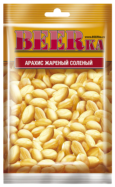 Арахис BEERka жареный с солью, 90 г - фото №2