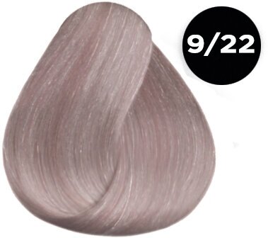 Краска для волос Ollin Professional Performance Крем-краска перманентная 60мл, Цвет 9-22 Блондин фиолетовый