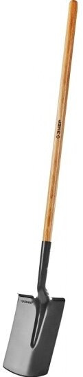 Лопата штыковая Зубр "фаворит" прямоугольная деревянный черенок 4-39511_z02