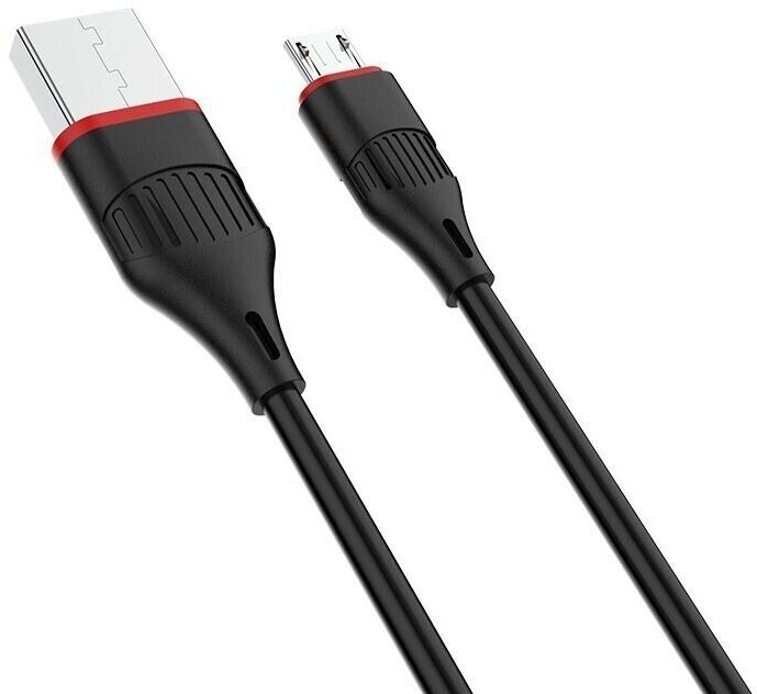 Кабель USB - MicroUSB Borofone BX17, черный
