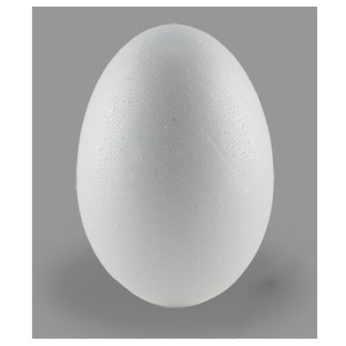 заготовка для декорирования из пенопласта яйцо h 120мм d 90мм уп 5шт Efco Заготовка для декорирования из пенопласта Яйцо 1015410, белый