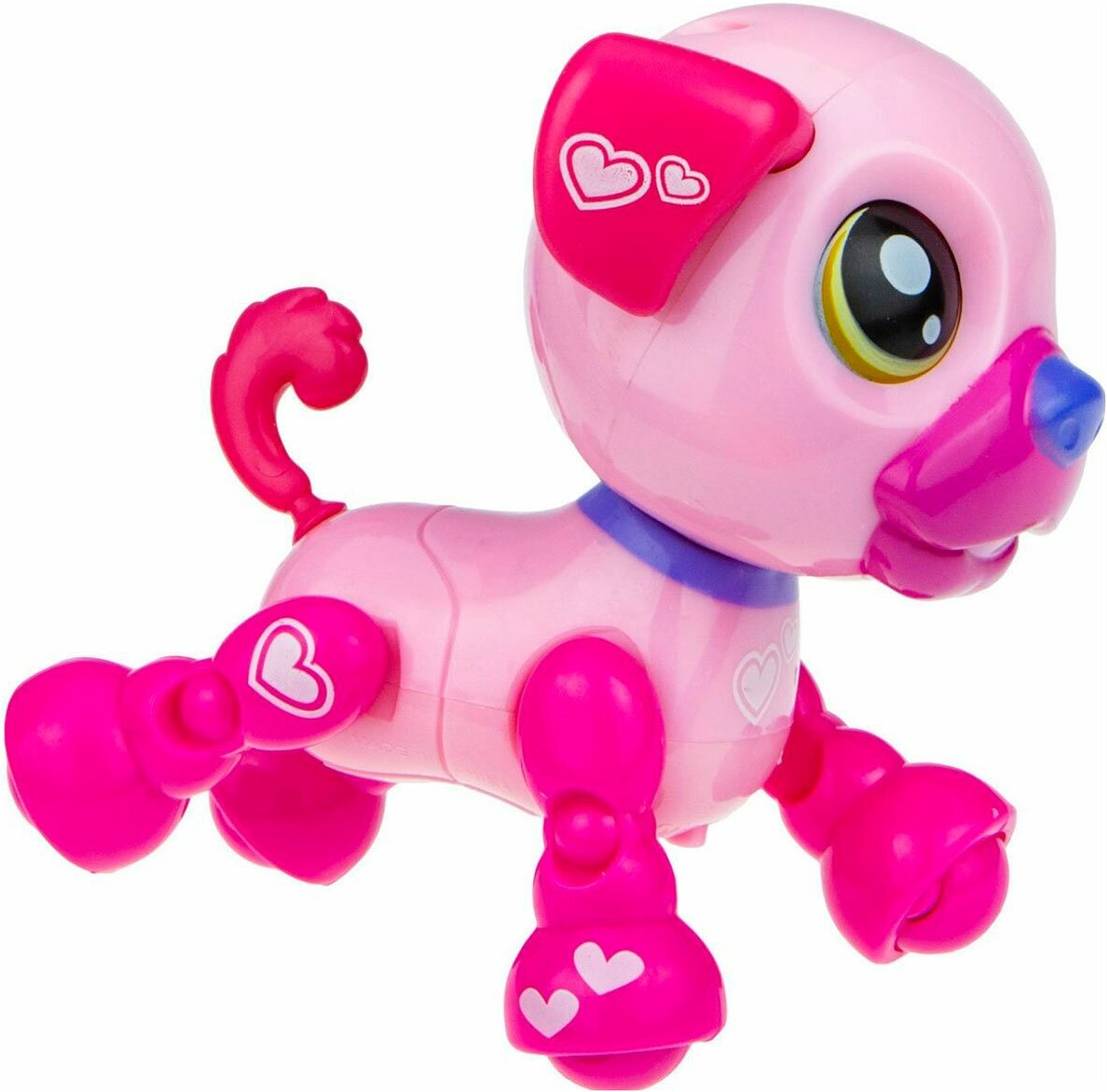 Интерактивный Робо-щенок розовый (Т16798) 1toy - фото №10