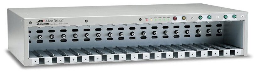 Шасси Allied Telesis для установки MMC2xxx Media Converters на 18 слотов 19", one AC Multi-Region PSU - фото №1