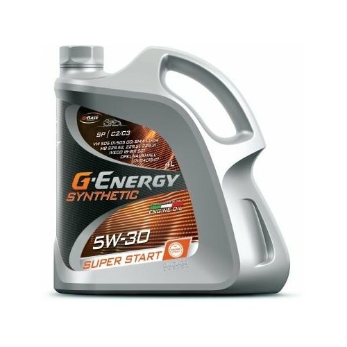 Масло Моторное G-Energy Synthetic Super Start 5w-30 4л. (4л.) 253142400 Масло Моторное G-Energy Synthetic Super Start 5w-30 4...