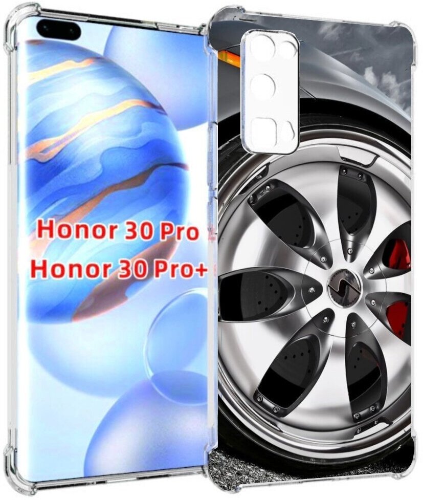 Чехол задняя-панель-накладка-бампер MyPads Колесо мужской для Huawei Honor 30 Pro/Honor 30 Pro plus + (EBG-AN10) противоударный