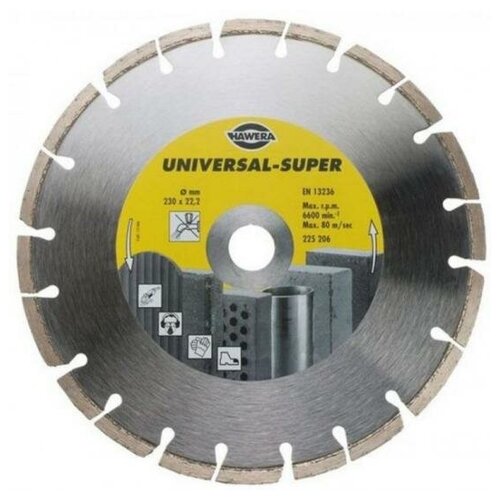 Алмазный диск 115х22,23х2,1 мм серия TopSpeed /HAWERA арт. F00Y200523