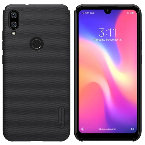 фото Накладка nillkin frosted shield xiaomi mi play черныи пластик