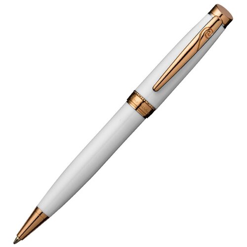 Ручка шариковая Pierre Cardin LUXOR. Цвет - белый. Упаковка В.