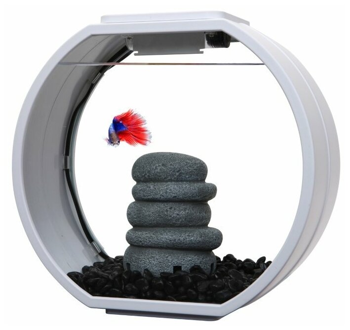 Аквариум для рыб AA-Aquariums Deco O UPG, белый, 10 л, 335*136*310 мм - фотография № 2