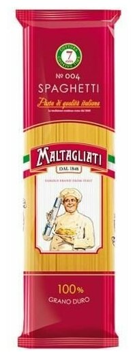 Maltagliati Макаронные изделия Spaghetti Спагетти классические, 450 г, 3 шт. - фотография № 2