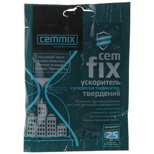 Ускоритель твердения Cemmix CemFix концентрат саше 50мл