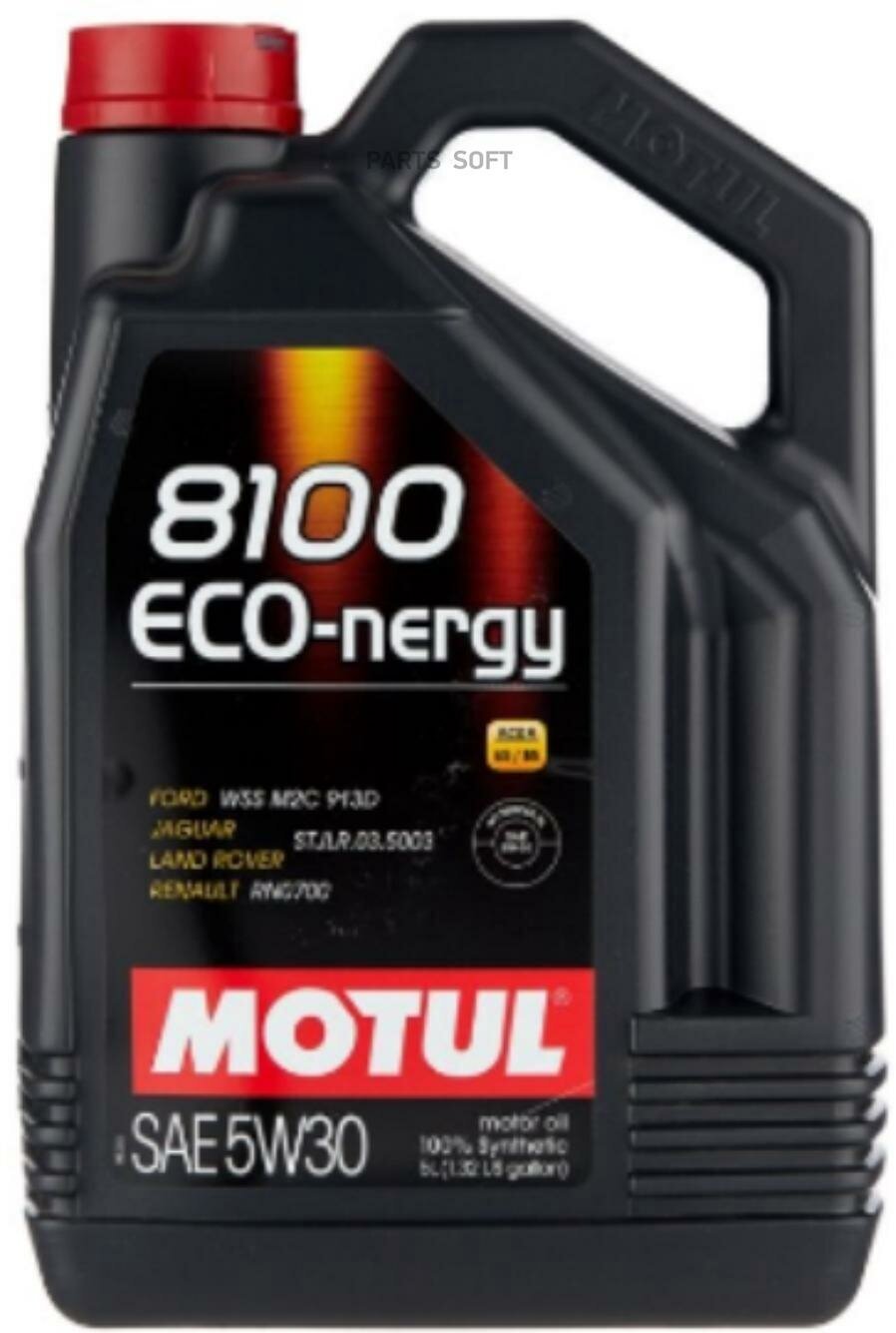 MOTUL 102898 Масо моторное Motul 8100 Eco-nergy 5W-30 5.