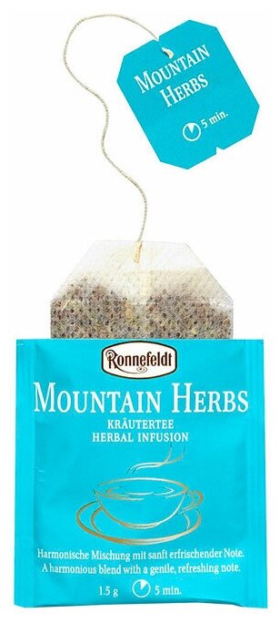 Чай травяной Ronnefeldt Teavelope Mountain Herbs в пакетиках, 25 шт. - фотография № 5