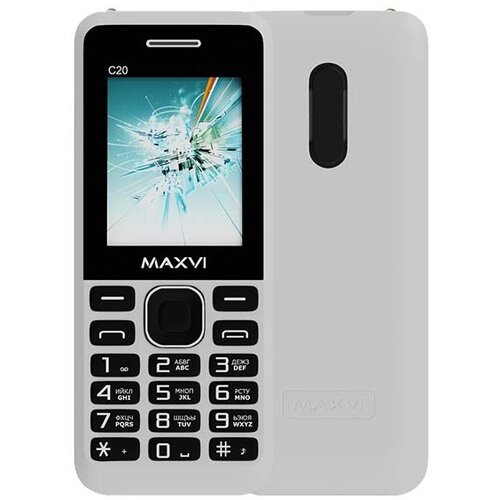 Телефон MAXVI C20, 2 SIM, белый