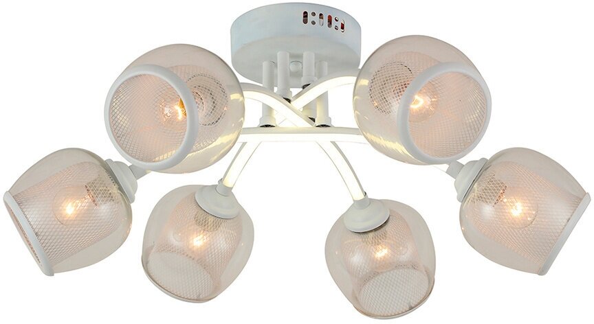 Люстра HIPER H807-6 6 / E27 / 60Вт + LED 21Вт WHITE