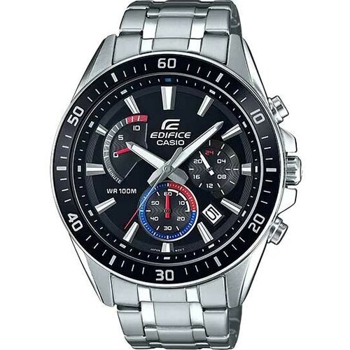 Наручные часы CASIO Edifice EFR-552D-1A3, черный, серебряный