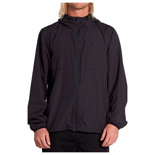 Мужская Ветровка Billabong Transport Windbreaker Black, Цвет черный, Размер XL