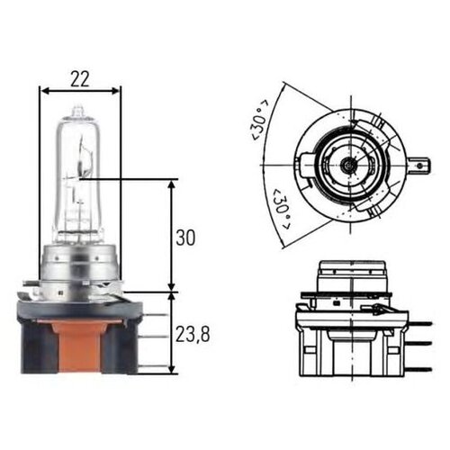фото Лампа накаливания hella 8gj 168 119-241