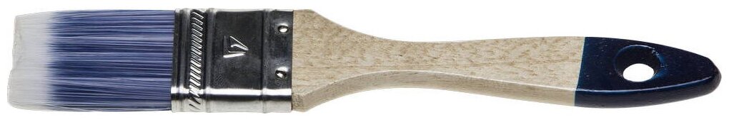 Плоская кисть STAYER Aqua 38 мм 1,5 искусственная щетина деревянная ручка (01032-038)