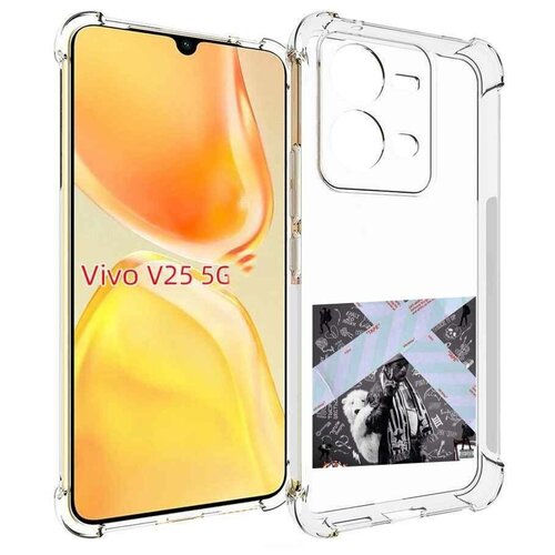 Чехол MyPads Lil Uzi Vert - Luv Is Rage 2 для Vivo V25 5G / V25e задняя-панель-накладка-бампер чехол mypads lil uzi vert luv is rage 2 для vivo y56 5g задняя панель накладка бампер