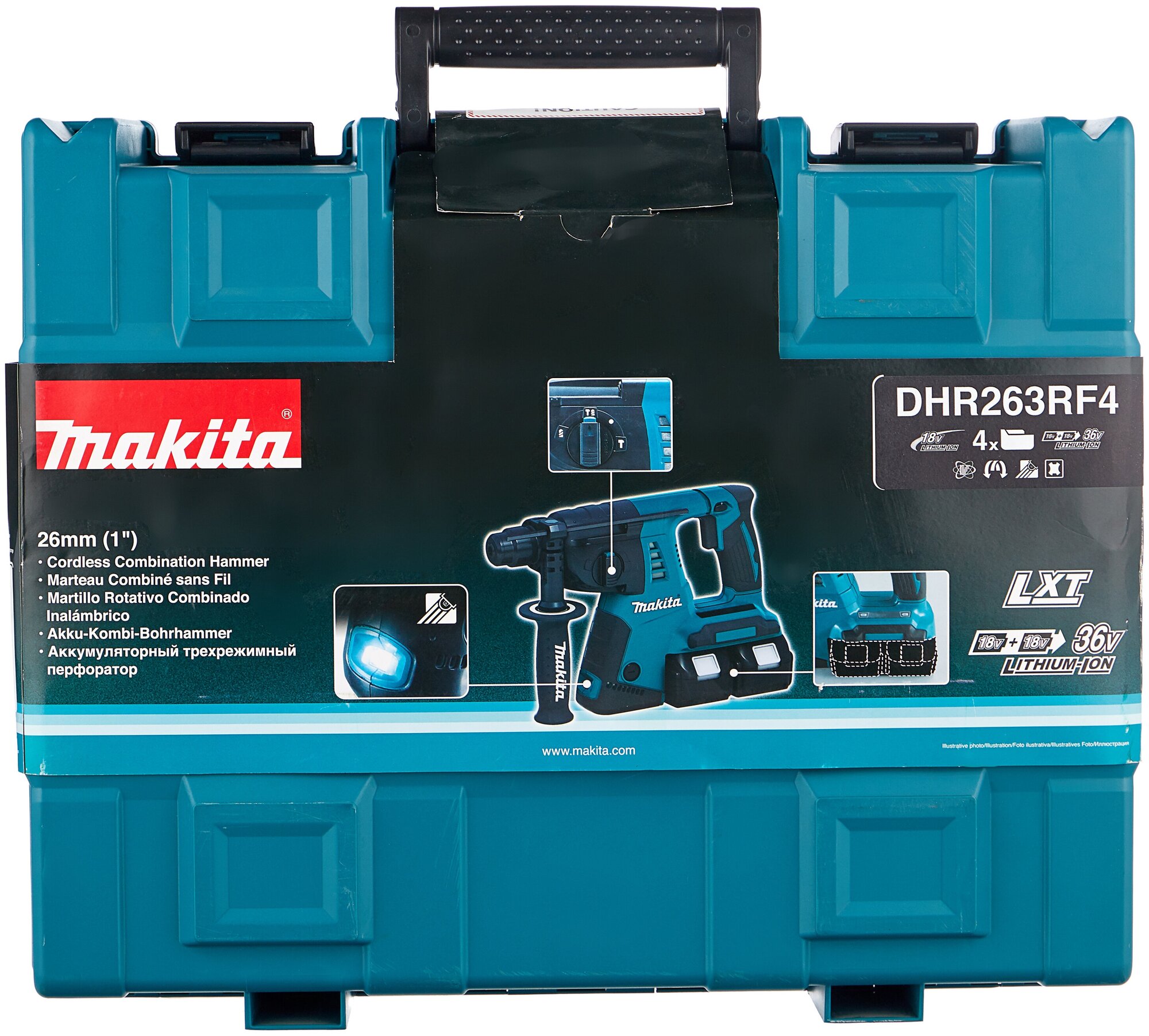 Перфоратор акк Makita DHR263RF4 - фотография № 3