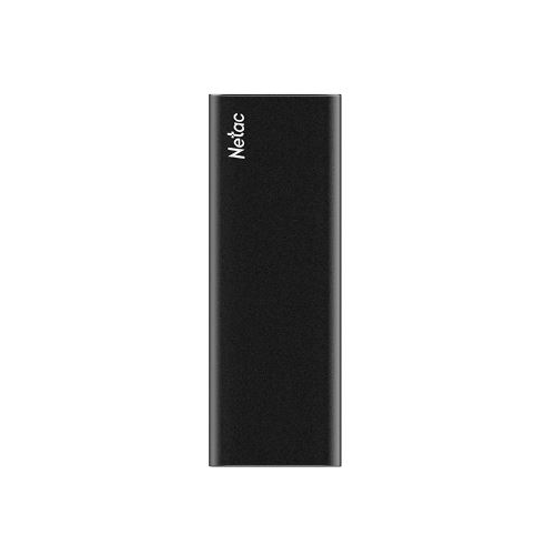 Netac Z SLIM Black 1TB USB 3.2 Gen 2 Type-C External SSD, R/W up to 550MB/480MB/s, with USB-C to USB-A cable and USB-A to USB-C adapter 3Y wty