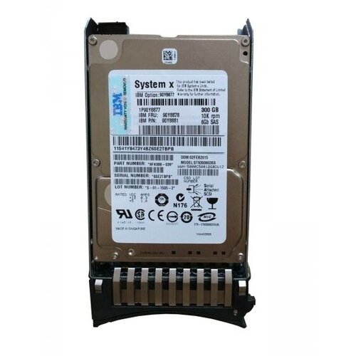 Жесткий диск IBM HDEBC03BAA51 300Gb 10000 SAS 25 HDD 14990₽