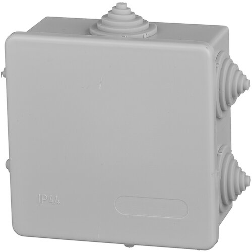 Iek UKO11-085-085-040-K41-44 Коробка КМ41235 распаячная для о п 85х85х40 мм IP44 RAL7035, 6 гермовводов