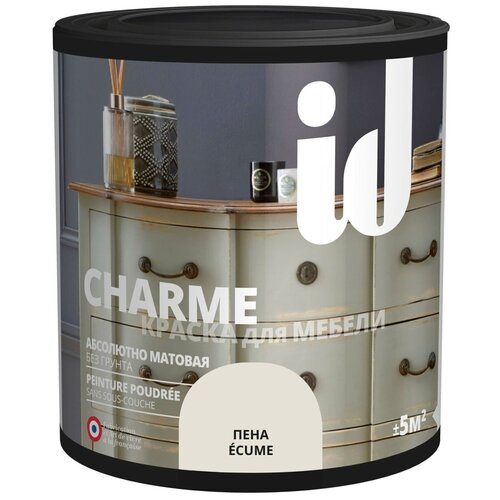 Краска для мебели ID Charme цвет пена 0.5 л