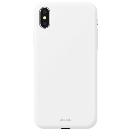 Чехол Deppa Gel Color Case для Apple iPhone Xs Max, белый чехол deppa gel color case для apple iphone xs max синий