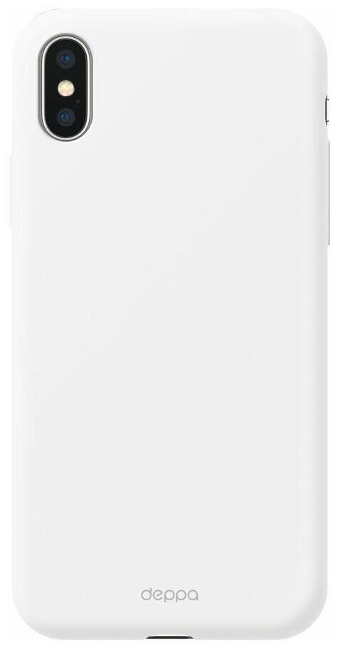 Чехол Gel Color Case для Apple iPhone XS Max, белый, Deppa, Deppa 85356