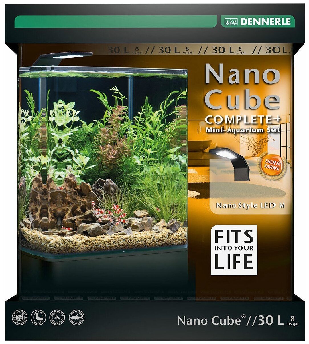  Dennerle NANOCube Complete+ Style LED, 30 