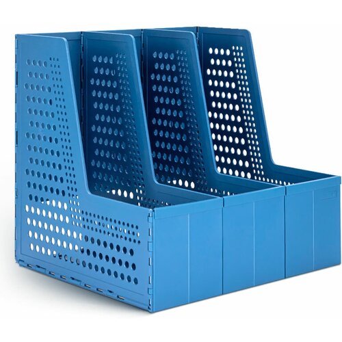 Лоток вертикальный Deli 79005Blue, 250х255х260, пластик, синий