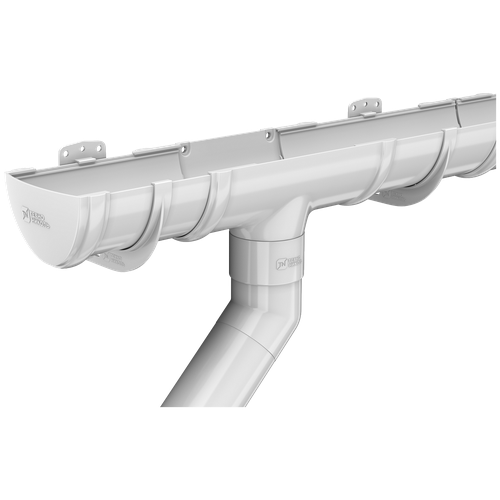 Комплект водосточной системы технониколь для ската 10м, Белый