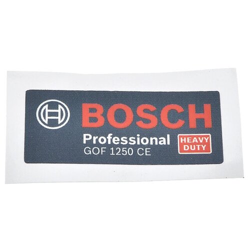 Этикетка фирмы для фрезера BOSCH GOF 1250 CE