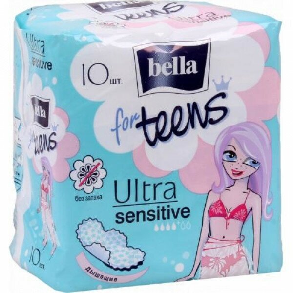 Гигиенические прокладки Bella for Teens Ultra Sensitive, 10 шт. - фото №16