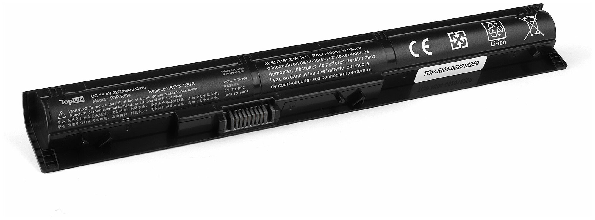 Аккумулятор для ноутбука HP ProBook 450 G3, 455 G3, 470 G3, Envy 15 Series. 14.4V 2200mAh 32Wh. PN: HSTNN-Q97C, P3G15AA, RI04, RI04XL, RI06XL.