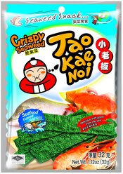 Снэк из морских водорослей Tao Kae Noi со вкусом морепродуктов 32 г