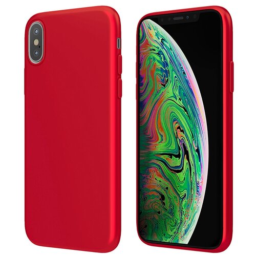 фото Чехол-накладка vipe color для apple iphone xs красный