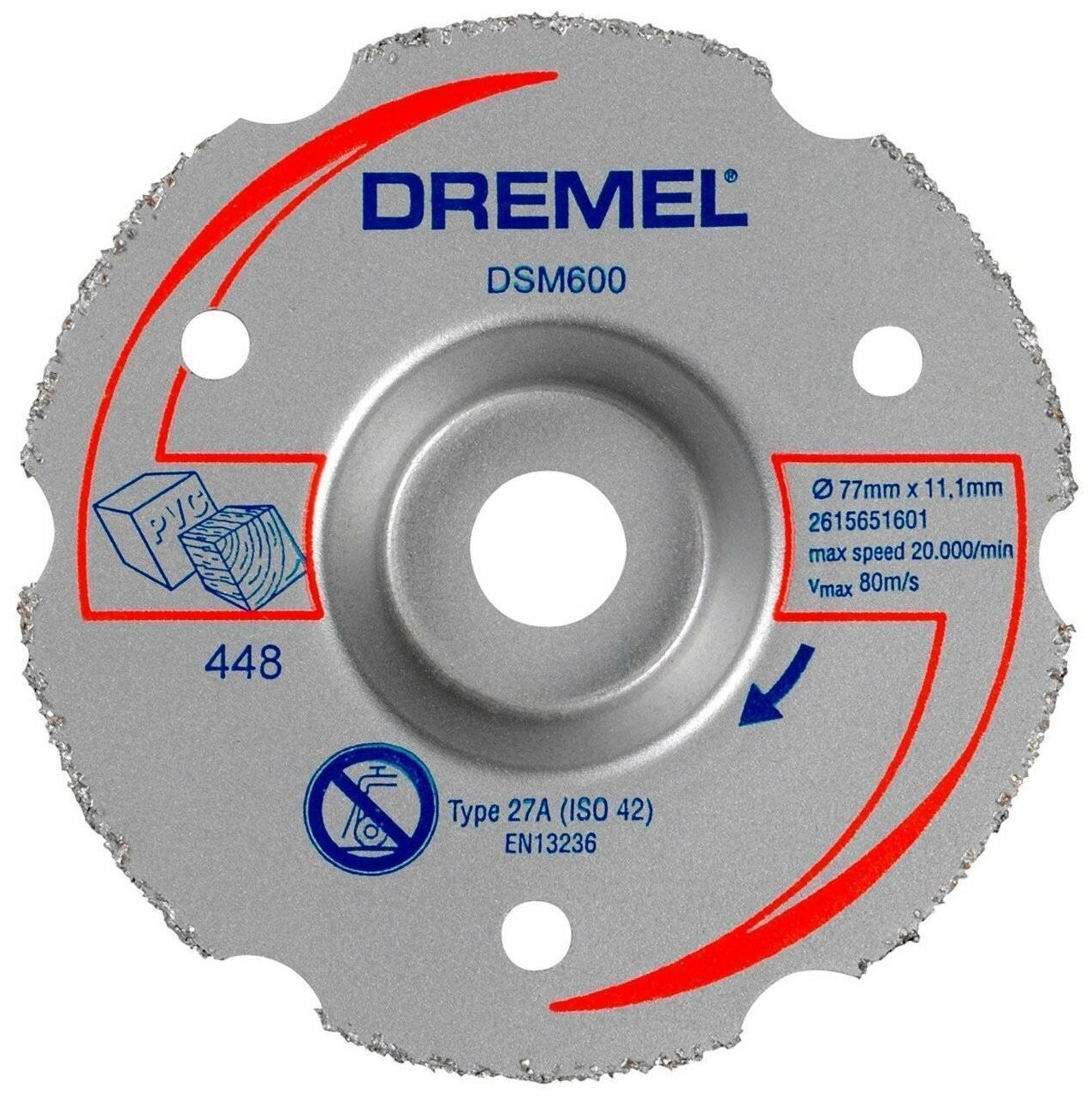 Насадка Dremel Отрезной круг для древесины DSM600