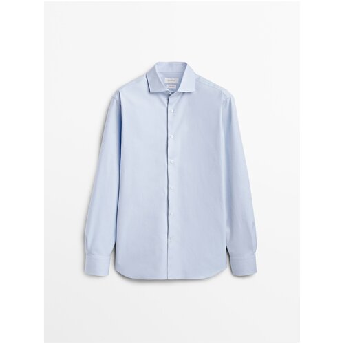 Рубашка мужская Massimo Dutti размер 45 белого цвета