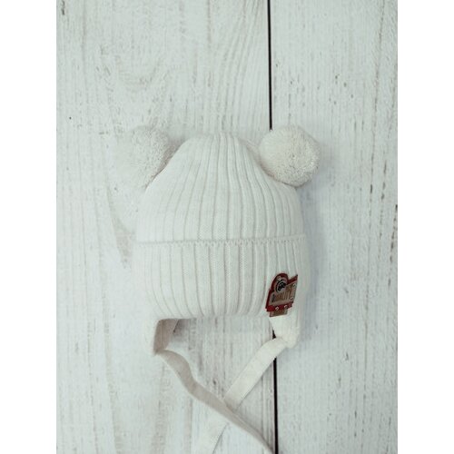 фото Шапка мой ангелок, размер 6-12 месяцев, белый