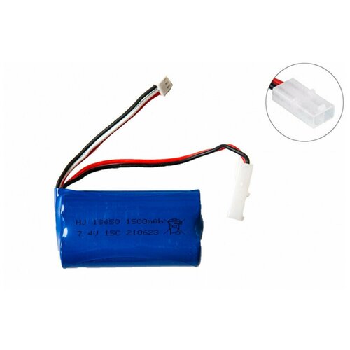 Аккумулятор LI-ION 18650 1500MAH 7.4V разъем TAMIYA аккумулятор 18650 li ion 7 4v 1500mah icr разъем jst