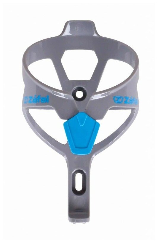 Флягодержатель Zefal Pulse A2 Bottle Cage Grey & Cyan Blue