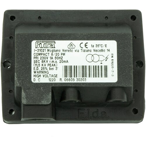 Zip-kotly/ Трансформатор FIDA compact 8/20PM TE084D для горелок , арт. 0005020005 04032110 / Италия