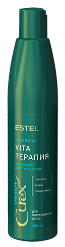 Шампунь для сухих, ослабленных и поврежденных волос ESTEL Curex Therapy 300мл