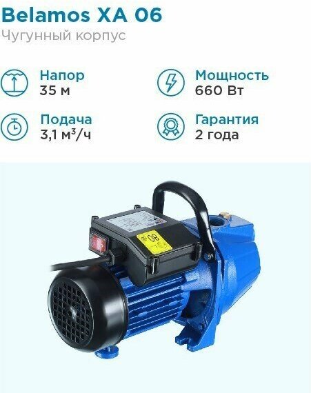 Поверхностный насос скважинный насос BELAMOS XA 06 (600 Вт)