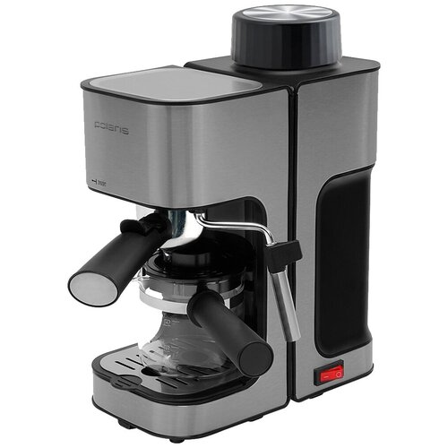 Кофеварка рожковая Polaris PCM 4003AL серебристыйчерный 5761₽